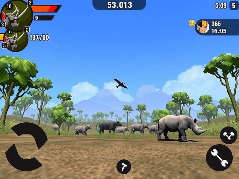 Rhino Ranger Expedition gameplay screenshot